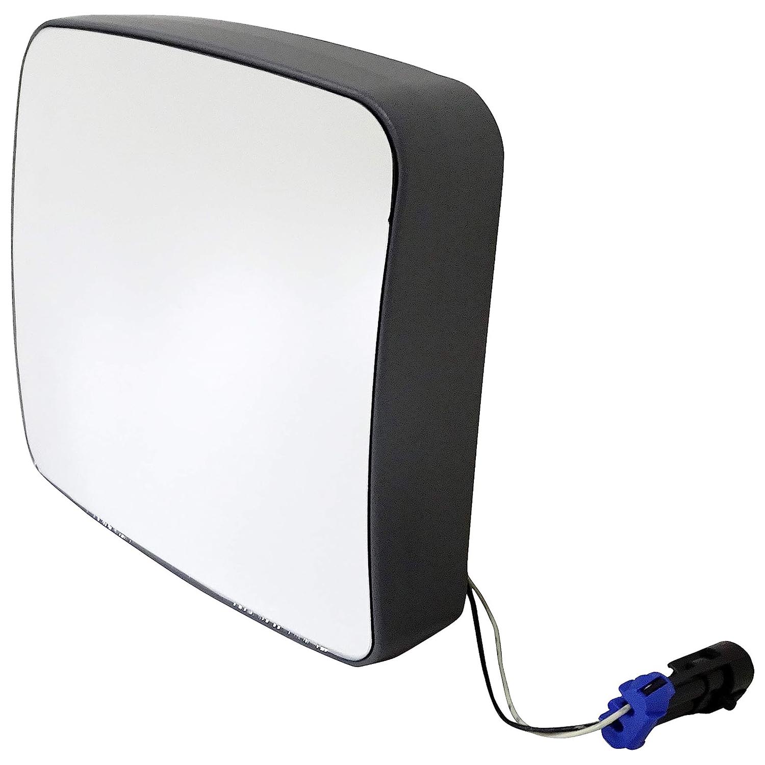 955-5201 Driver or Passenger Side HD Solutions Series Mirror Glass, Heated, No Blind Spot Feature - Dorman 955-5201 Door Mirror Glass Compatible with Select Freightliner Models - DORMAN Door Mirror Glass for Freightliner - Transparent - Dorman - HD Solutions Door Mirror Glass 955-5201 - Heavy Duty Mirror Glass - MIRROR GLASS - Heavy Duty Mirror Glass - Mirror Plastic Backed - Mirror Replacement Glass - Cracked mirror glass? This door mirror glass is precision-engineered to match the original door mirror glass of specific vehicle years, makes and models for a simple and permanent replacement job. - Freightliner Columbia 2011-02, Freightliner M2 106 2011-03, Freightliner M2 112 2011-08