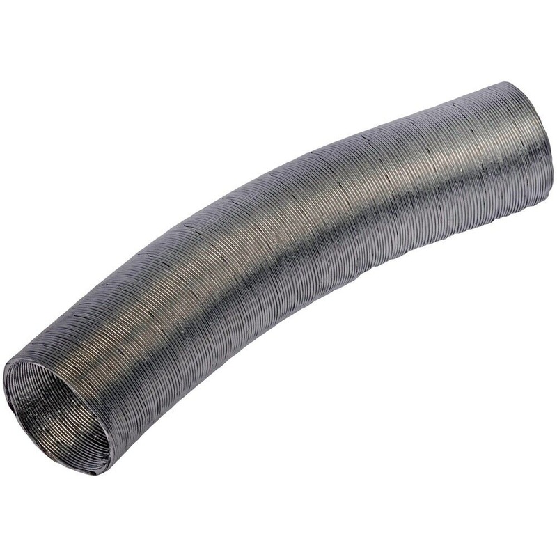 96020 Emission Hose - Direct Fit - Carburetor Pre-Heater Hose - 1-1/2 In. X 18 In. - Aluminum - DORMAN 1 - 1 / 2" x 18" Carburetor Pre-Heater Hose - Dorman 96020 Carburetor Pre-Heater Hose - 1-1/2 In. X 18 In. - Aluminum Compatible with Select Models - Dorman Air Intake Pre-Heater Hose 96020