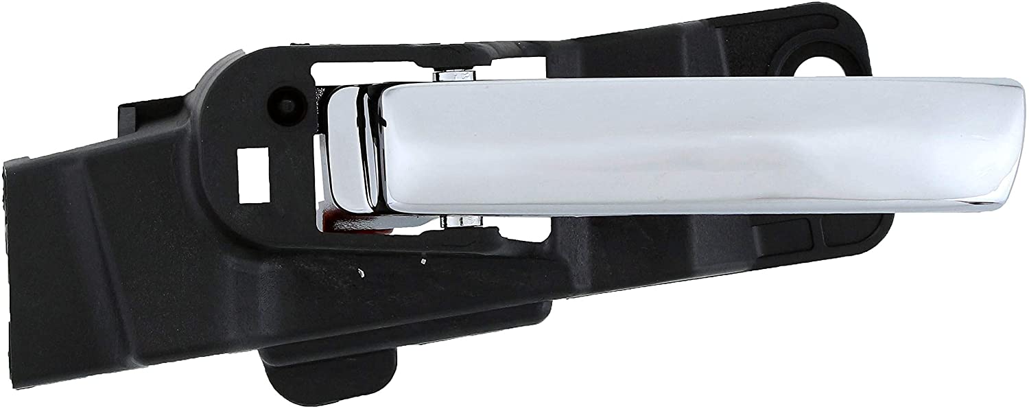 96474 Front, Driver Side Chrome Lever with Black Bezel Interior Door Handle, Without Door Lock Button, Help Series - Dorman 96474 Front Driver Side Interior Door Handle Compatible with Select Dodge Models, Black; Chrome - Dorman - HELP Interior Door Handle 96474 - Interior Door Handle Front Left Chrome - Interior Door Handle Front Left Chrome - Interior Handle - Door Handle - Inside Door Handle - Want a new interior door handle that matches the original, for far less than going back to the dealership? This replacement door handle was engineered to match the fit and appearance of the stock handle on specific vehicle years, makes and models. - Dodge Avenger 2014-11