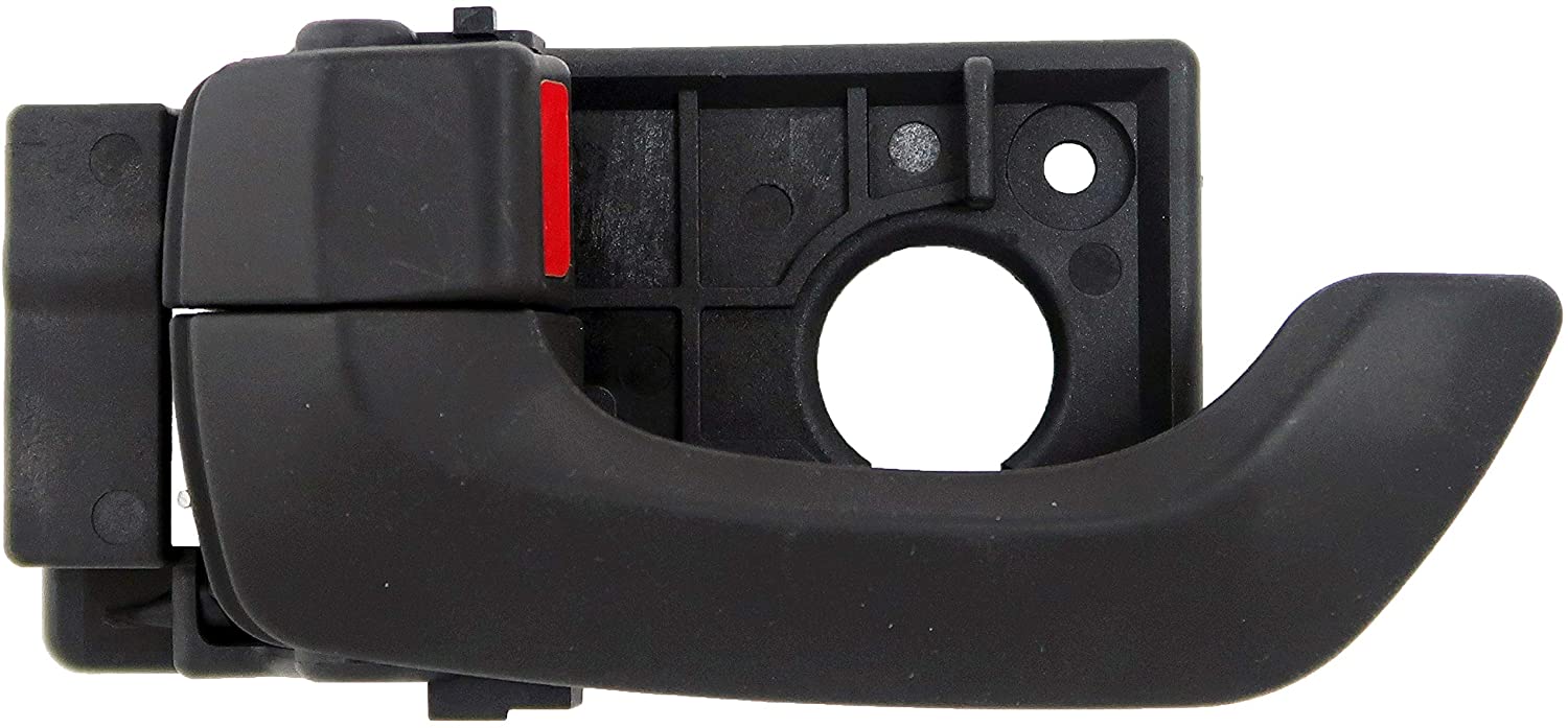 96534 Front Or Rear, Driver Side Black Interior Door Handle, Without Door Lock Button, Help Series - Dorman 96534 Interior Door Handle Compatible with Select Kia Models - Dorman Interior Door Handle 96534 - Interior Door Handle Left Hand Black
