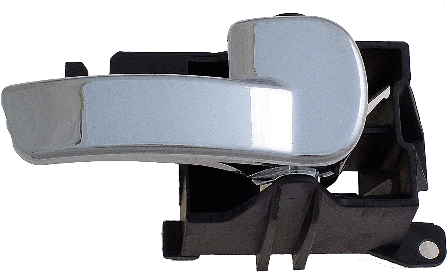 96554CD Front Or Rear, Passenger Side Chrome Lever with Black Bezel Interior Door Handle, With Door Lock Hole, Help Series - Dorman - HELP Interior Door Handle 96554CD - Interior Door Handle Right Hand Chrome