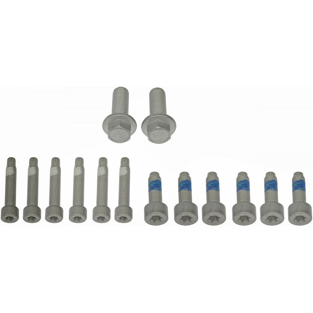 966-001 OE Solutions Series Hub Mounting Bolt - Direct Fit - Disc Brake Caliper Bracket Mounting Bolt - Dorman 966-001 Front Wheel Hub Bolt Compatible with Select Ford Models - Dorman Brake Caliper Bolt Guide Pin 966-001 - Hub Bolt Kit - Hub Rotor And Caliper Bracket Bolt Kit - Hub Hardware - Wheel Hub Hardware - Single-use bolts must be replaced during brake service on certain Ford Transit vehicles to prevent the axle from separating from the vehicle. This convenient hub rotor and caliper bracket bolt kit contains all the bolts needed to make a complete repair, including 5 hub bolts, 5 rotor bolts and 2 bracket bolts. The bolts are engineered to match the original equipment bolt design and stretch when torqued to provide specified clamping force. - Ford 2019-15 - Hub Rotor And Caliper Bracket Bolt Kit