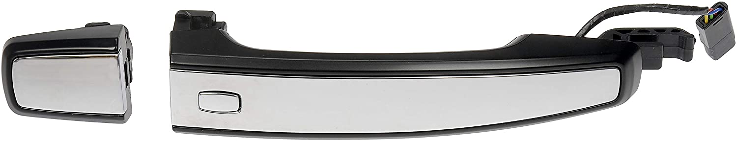 96662 Front, Passenger Side Chrome Exterior Door Handle, Without Key Hole, Help Series - Dorman 96662 Front Passenger Side Exterior Door Handle Compatible with Select Buick / Cadillac / Chevrolet Models, Black; Chrome - Dorman Exterior Door Handle 96662 - Exterior Door Handle Front Right Chrome And Black
