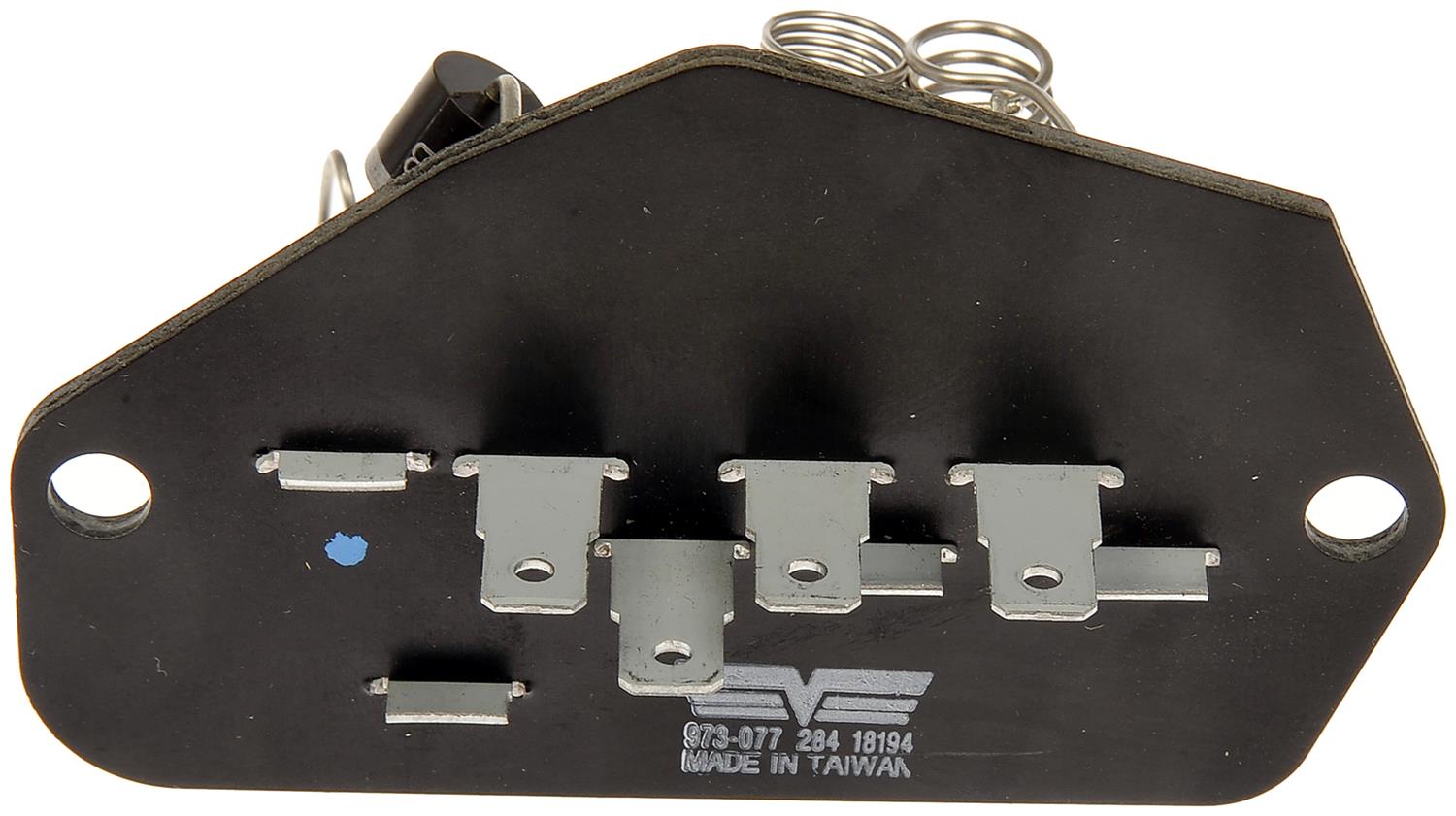 973-077 Blower Motor Resistor OE Solutions Series - BMR - HVAC Blower Motor Resistor - Blower Motor Control Module - Blower motor resistor burnt out? Restore proper heating and cooling functionality with this direct replacement resistor designed to match the operation and performance of the original equipment on certain vehicles. - Chevrolet 1996-92, GMC 1996-92 - Dorman 973-077 HVAC Blower Motor Resistor Compatible with Select Chevrolet / GMC Models - HVAC Blower Motor Resistor