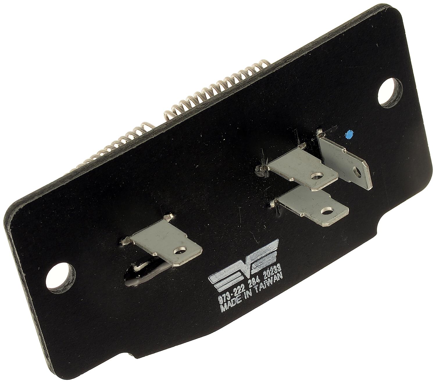 973-222 Blower Motor Resistor OE Solutions Series - BMR - HVAC Blower Motor Resistor - Blower Motor Control Module - Blower motor resistor burnt out? Restore proper heating and cooling functionality with this direct replacement resistor designed to match the operation and performance of the original equipment on certain vehicles. - Ford Bronco 1986-80, Ford F-100 1983-80, Ford F-150 1986-80, Ford F-250 1986-80, Ford F-350 1986-80 - Dorman 973-222 HVAC Blower Motor Resistor Compatible with Select Ford Models - HVAC Blower Motor Resistor
