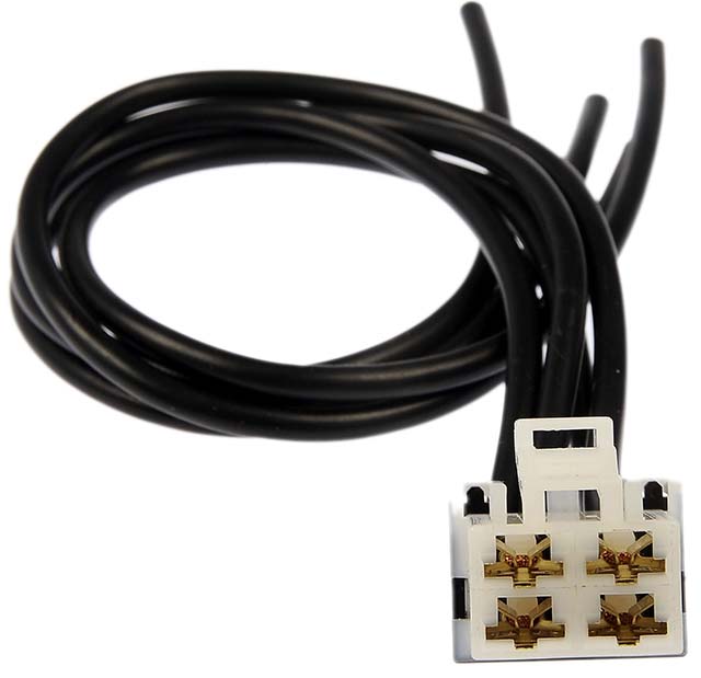 973-302 Direct Fit HVAC Blower Motor Resistor Connector, Sold Individually - Blower Resistor Harness - Dorman 973-302 Blower Resistor Harness Compatible with Select Models,Black - Dorman Electrical Wire Connector 973-302 - Pigtail - Blower Resistor Harness - Blower Motor Resistor Electrical Plug - Fan motor no longer working properly? This blower motor resistor connector is designed to replace an original equipment connector damaged by corrosion or overheating. Corrosion-resistant terminals ensure reliable performance. - Ford Motor Company 2007-94, Nissan 2018-07, Nissan 2004-96