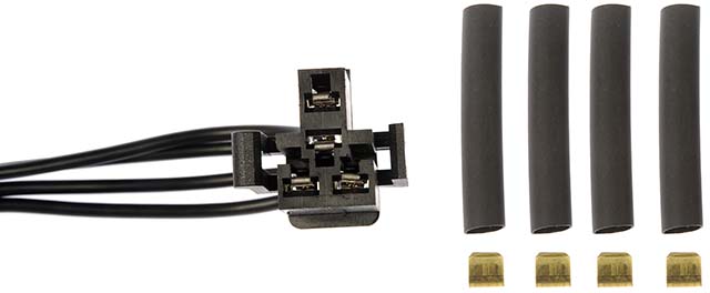 973-307 Direct Fit HVAC Blower Motor Resistor Connector, Sold Individually - Blower Resistor Harness - DORMAN 12" Blower Resistor Harness for Ford - Dorman 973-307 Blower Resistor Harness Compatible with Select Models,Black - Dorman A/C Switch 973-307 - Pigtail - Blower Resistor Harness - Blower Motor Resistor Electrical Plug - Fan motor no longer working properly? This blower motor resistor connector is designed to replace an original equipment connector damaged by corrosion or overheating. Corrosion-resistant terminals ensure reliable performance. - Ford 2012-81, Lincoln 1997-94, Lincoln 1983-81, Mazda 1997-91, Mercury 2005-81