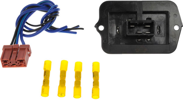 973-540 Blower Motor Resistor OE Solutions Series - Blower Motor Resistor Kit With Harness - BMR Kit - Blower Motor Resistor Kit With Harness - HVAC Blower Motor Resistor - Blower Motor Resistor and Connector Kit - This HVAC blower motor resistor kit includes a resistor and harness pigtail to replace an overheated or corroded original equipment resistor on certain vehicles. - Honda Accord 2002-98, Honda Odyssey 2004-99 - Dorman 973-540 HVAC Blower Motor Resistor Kit Compatible with Select Honda Models - HVAC Blower Motor Resistor Kit Fits 2002 Honda Accord