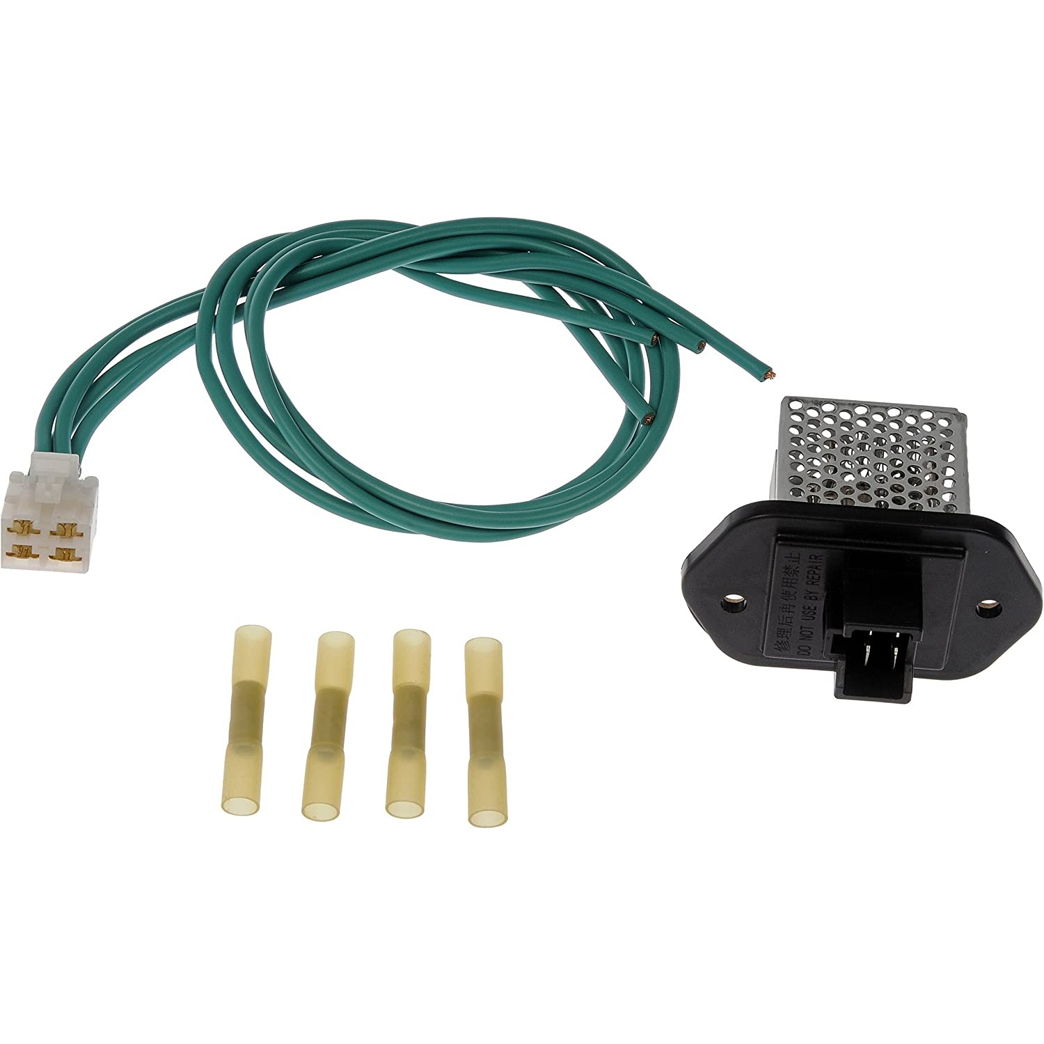 973-549 Blower Motor Resistor OE Solutions Series - Blower Motor Resistor Kit with Harness - BMR Kit - Blower Motor Resistor Kit with Harness - HVAC Blower Motor Resistor - Blower Motor Resistor and Connector Kit - This HVAC blower motor resistor kit includes a resistor and harness pigtail to replace an overheated or corroded original equipment resistor on certain vehicles. - Honda Fit 2013-09 - Dorman 973-549 HVAC Blower Motor Resistor Kit Compatible with Select Honda Models - Dorman 973-549 HVAC Blower Motor Resistor Kit for Specific Honda Models - Dorman - OE Solutions HVAC Blower Motor Resistor Kit 973-549