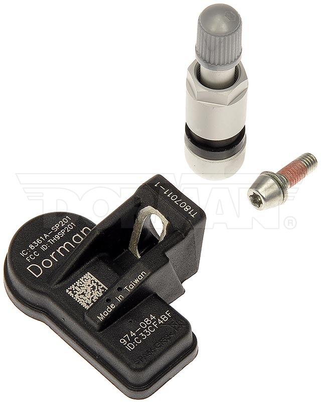 974-084 TPMS Sensor 433 MHz OE Solutions Series - DIRECT-FIT SENSOR - Tire Pressure Monitoring System Sensor - TPMS - Tire Pressure Sensor - Tire Pressure Transmitter - This tire pressure monitoring system (TPMS) sensor is designed to match the fit and function of the original sensor on specified vehicles, and is engineered for durability and reliable performance. - Genesis 2020-17, Hyundai 2022-14, Kia 2021-16 - Tire Pressure Monitoring System Sensor