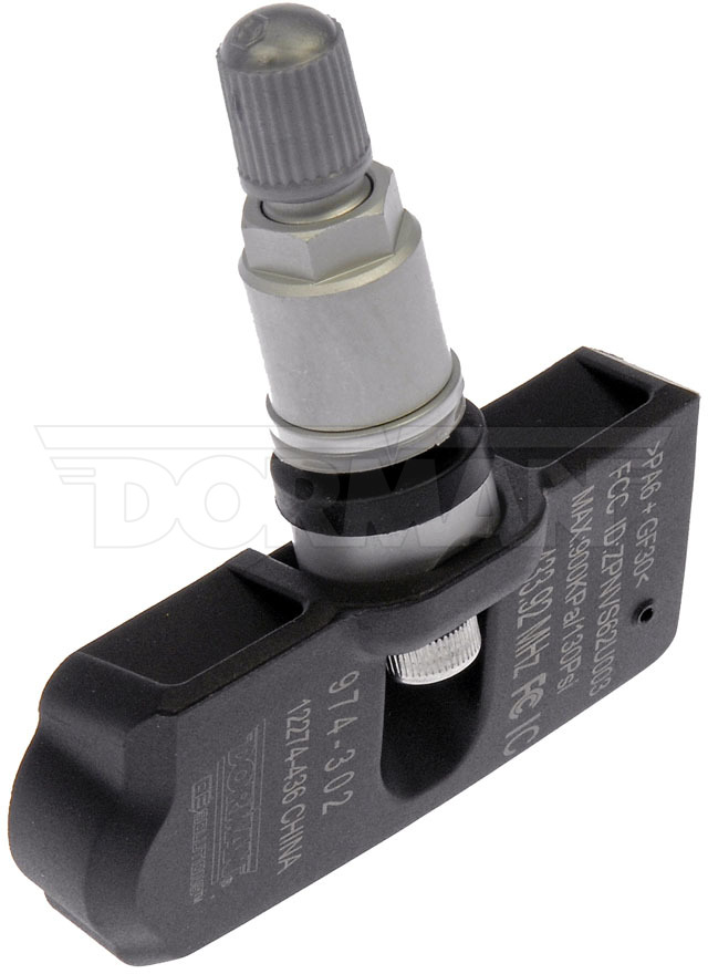 974-302 TPMS Sensor 433 MHz OE Solutions Series - Dorman 974-302 Tire Pressure Monitoring System (TPMS) Programmable Sensor Compatible with Select Models - Dorman MULTi-FIT (433) Programmable Tire Pressure Monitoring System Sensor - MULTI-FIT (433) - Dorman MULTi-FIT (433) Programmable Tire Pressure Monitoring System Sensor - TPMS Sensor - This programmable 433 MHz TPMS sensor matches the function of the original sensor on a variety of specified vehicles. Using the Dorman MULTi-FIT II programming tool, it can be calibrated by vehicle specification or can be cloned to match the sensor it's replacing. Each one is made of quality materials and engineered for durability. (MULTi-FIT II tool sold separately; part number 974-505) - 2022-99