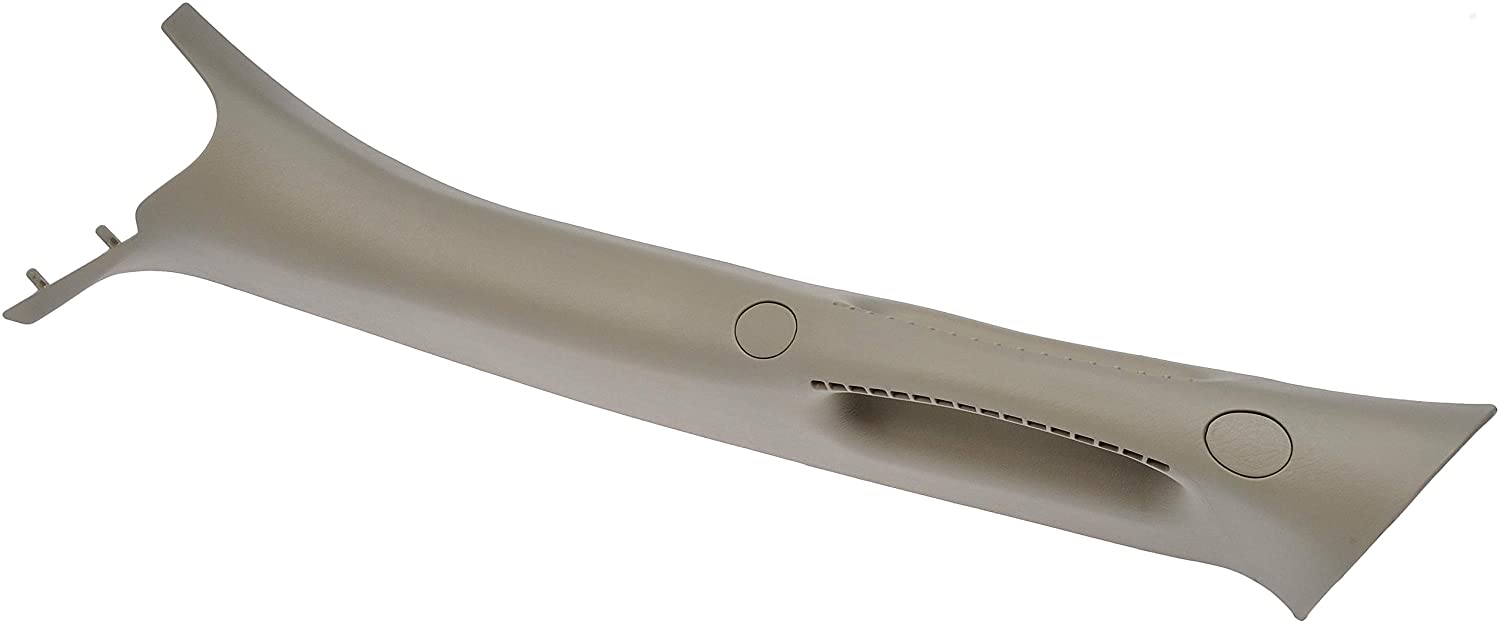 97631 Grab Handle, Plastic, Beige - A Pillar Trim Panel with Grab Handle Left Beige - A Pillar Trim Panel With Grab Handle Left Beige - Dorman 97631 A-Pillar (Driver Side) Grab Handle Compatible with Select Dodge Models, Beige - DORMAN A Pillar Trim Panel with Grab Handle for Dodge - Dorman Grab Handle 97631