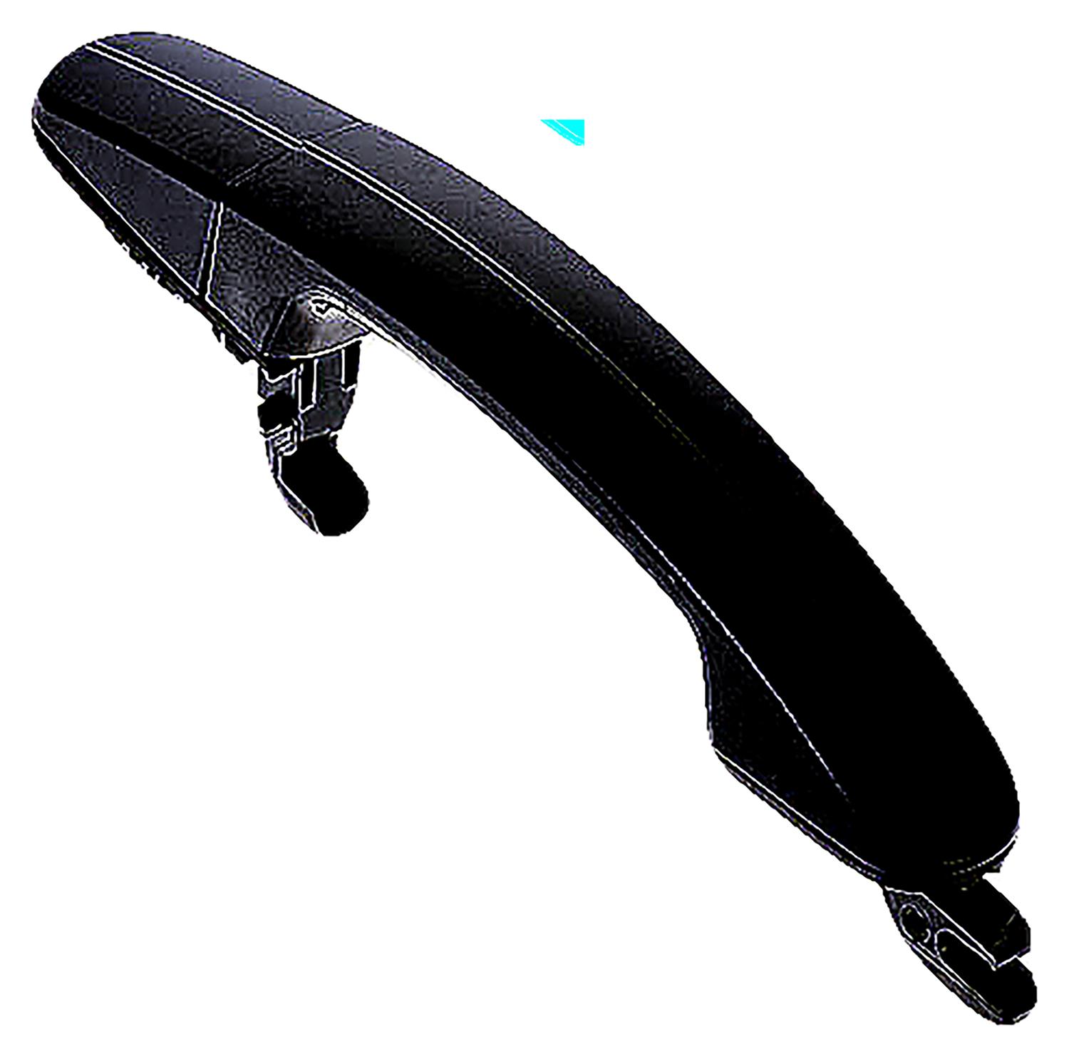 97699 Driver or Passenger Side Smooth Black Exterior Door Handle, Without Key Hole, OE Solutions Series - Dorman 97699 Exterior Door Handle Compatible with Select Ford Models, Plastic - Dorman - HELP Exterior Door Handle 97699 - Exterior Door Handle