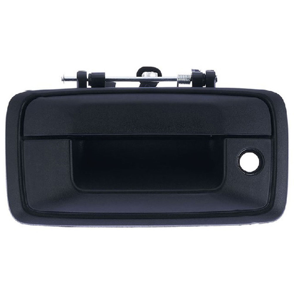 97720 Tailgate Handle, Black Plastic and metal Without Camera Hole With Key Hole - Dorman 97720 Tailgate Handle Compatible with Select Chevrolet / GMC Models, Black - Dorman Tailgate Handle 97720 - Tailgate Handle - Tailgate Handle - Exterior Tailgate Handle - This tailgate handle matches the fit and function of the original handle in specific vehicles. Constructed of durable materials, this handle is manufactured to quality standards to ensure reliability over the long haul. - Chevrolet 2019-16, GMC 2019-16