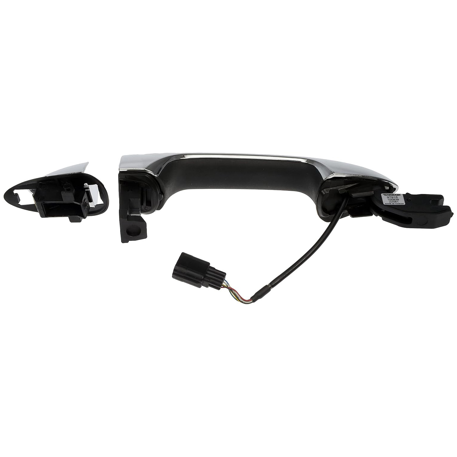 97916 Front, Passenger Side Chrome Exterior Door Handle, Without Key Hole, Help Series - Dorman 97916 Front Passenger Side Exterior Door Handle Compatible with Select Honda Models, Chrome - Dorman - HELP Exterior Door Handle 97916 - Exterior Door Handle