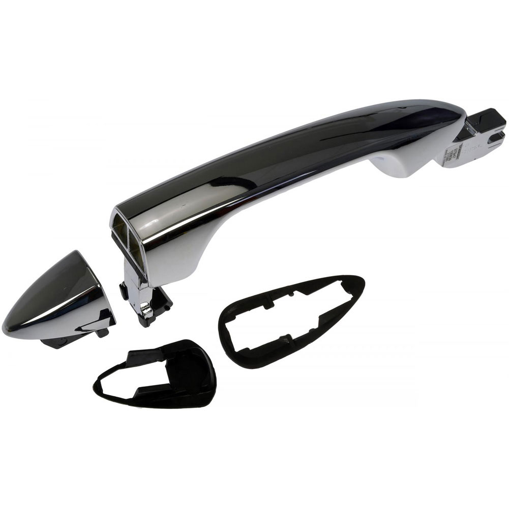 97947 Rear, Driver Side Chrome Exterior Door Handle, Without Key Hole, Help Series - Dorman 97947 Rear Driver Side Exterior Door Handle Compatible with Select Honda Models, Chrome - Dorman - HELP Exterior Door Handle 97947 - Exterior Door Handle