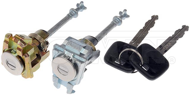 989-727 Door Lock Cylinder, Kit OE Solutions Series - Door Lock Cylinder Kit - Door Lock Cylinder Kit - Lock Cylinder - Door Cylinder - This door lock cylinder matches the fit and function of the original equipment lock cylinder. Made of durable materials for reliable service, this replacement cylinder includes a key that can be duplicated. - Toyota Camry 2011-07, Toyota Corolla 2013-09, Toyota Matrix 2014-09, Toyota Tacoma 2016-05 - Dorman 989-727 Front Door Lock Cylinder Compatible with Select Toyota Models - Dorman - OE Solutions Door Lock Cylinder 989-727