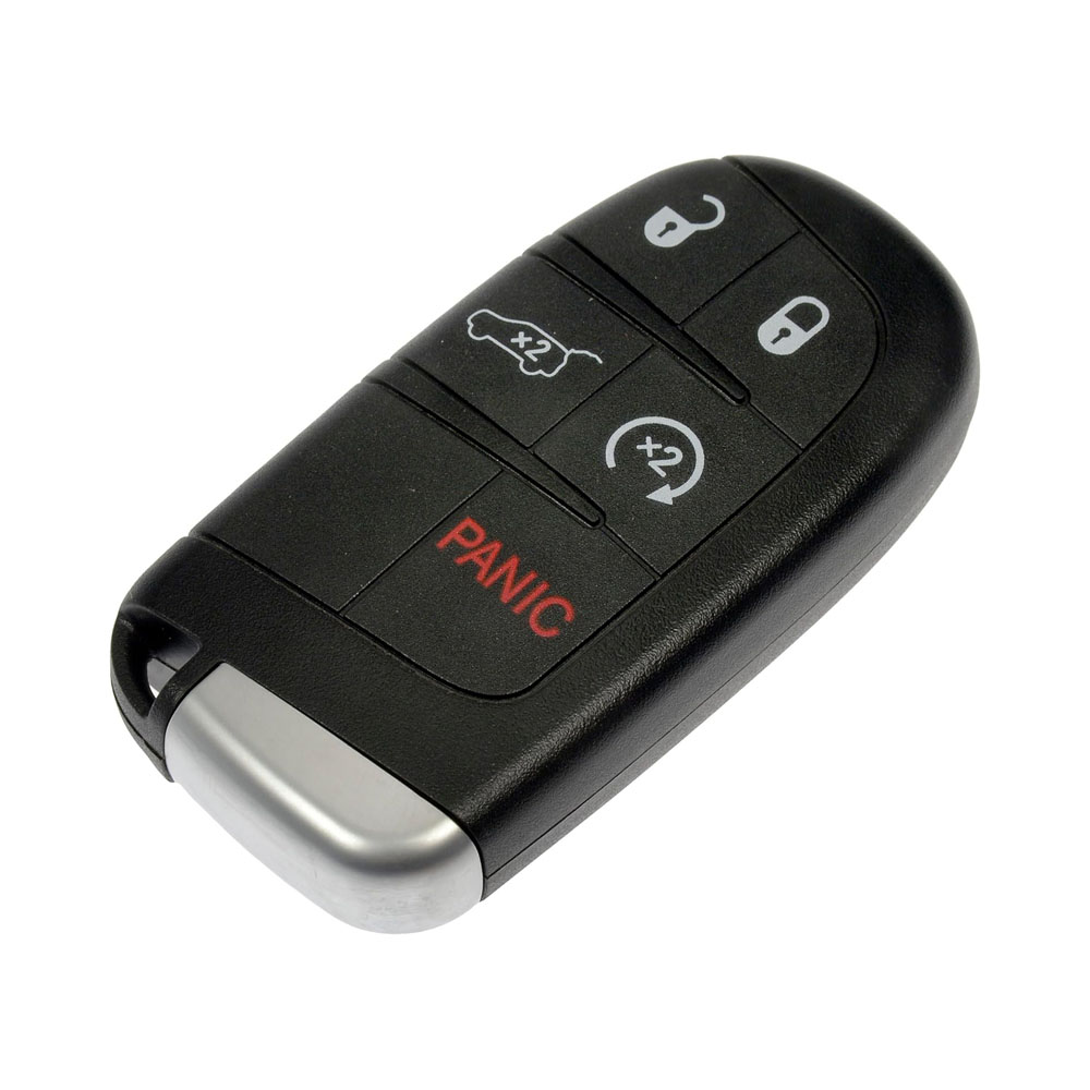 99081ST Keyless Entry Control Module - Sold individually - Keyless Entry Remote - Keyless Entry Remote 5 Button - Keyless Entry Remote 5 Button - Key Fob - This keyless entry remote is designed to match the appearance and function of the original key fob on specified vehicles, providing a nearly identical replacement or spare transmitter. It requires programming with a compatible scan tool to be paired with a vehicle. Setup by a qualified and properly equipped professional is recommended. - Dodge Durango 2023-14, Jeep Grand Cherokee 2021-14, Jeep Grand Cherokee WK 2022