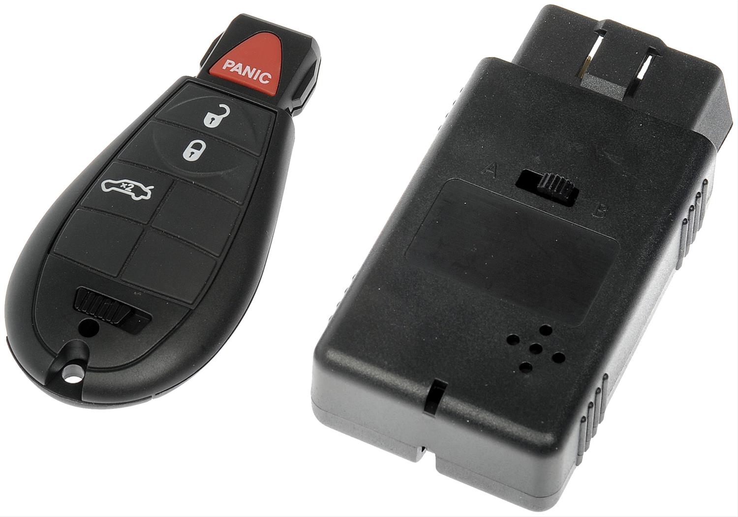 99362 Help Series Key Fob - Sold Individually - Dorman 99362 Keyless Entry Remote 4 Button Compatible with Select Dodge Models (OE FIX) - Dorman - HELP Keyless Entry Transmitter 99362 - Keyless Entry Remote 4 Button