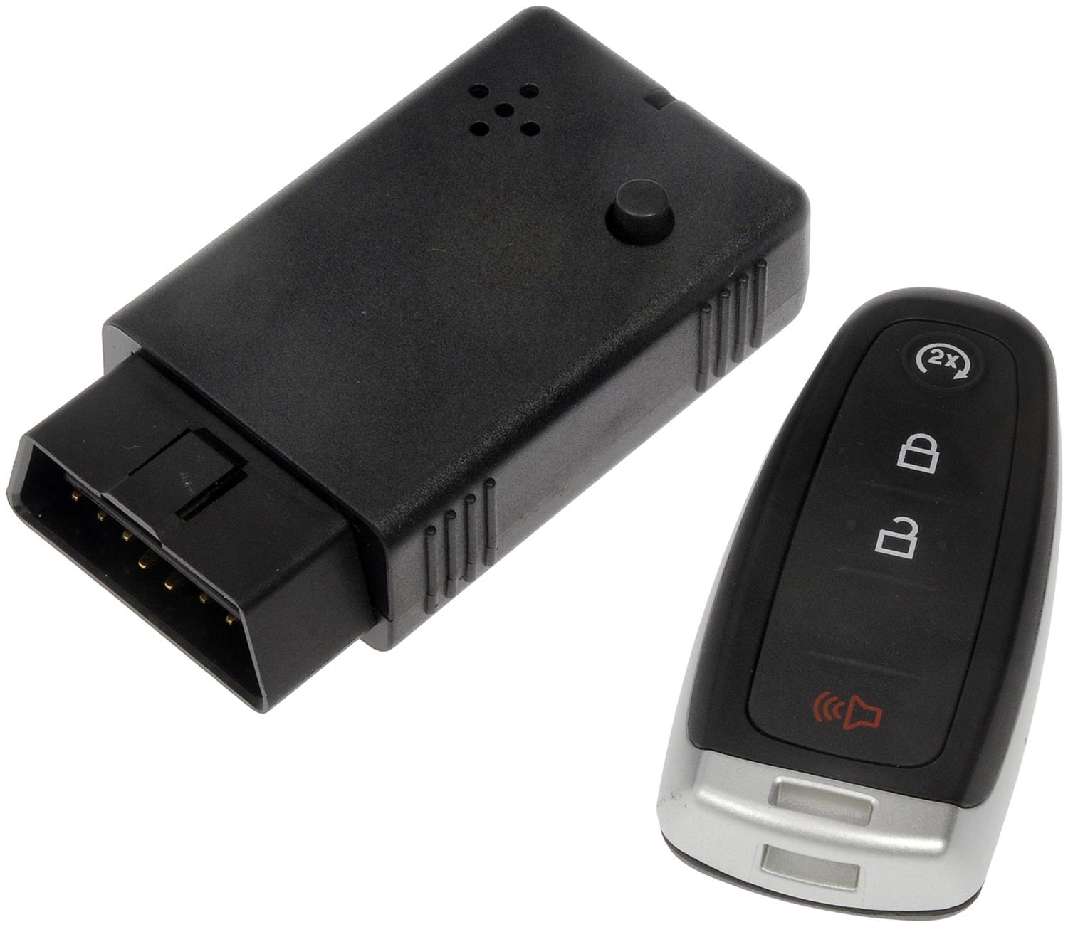 99378 Help Series Key Fob - Sold Individually - Dorman 99378 Keyless Entry Remote 4 Button Compatible with Select Ford Models (OE FIX) - Dorman - HELP Keyless Entry Transmitter 99378 - Keyless Entry Remote 4 Button - Keyless Entry Remote 4 Button - Key Fob - Need a new keyless remote? This fob is designed to look and function exactly like your original, and you don't need to pay for expensive programming at the car dealership. This Dorman OE FIX replacement includes a patented, DIY-friendly programming tool for simple replacement. Just plug it into the OBD II port in your dashboard, follow the included instructions, and you're good to go. Setup takes minutes, and you can rely on your new remote for years. - Ford Explorer 2015-11, Ford Flex 2019-15
