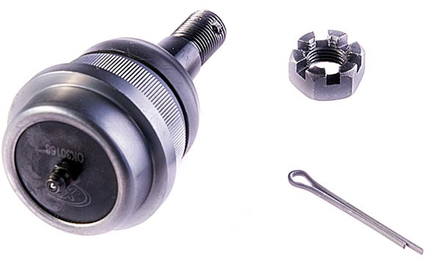 B3134XL Front, Driver or Passenger Side, Upper Ball Joint Premium Chassis Series - Ball Joint - Suspension Ball Joint - This extended life ball joint is built for smooth performance and superior durability. Featuring a hardened stud, highly polished ball, a maintenance-free polymer bearing, I.C.E. synthetic grease and premium corrosion resistance. - Dorman B3134XL Front Upper Suspension Ball Joint Compatible with Select Dodge/Jeep Models - Suspension Ball Joint