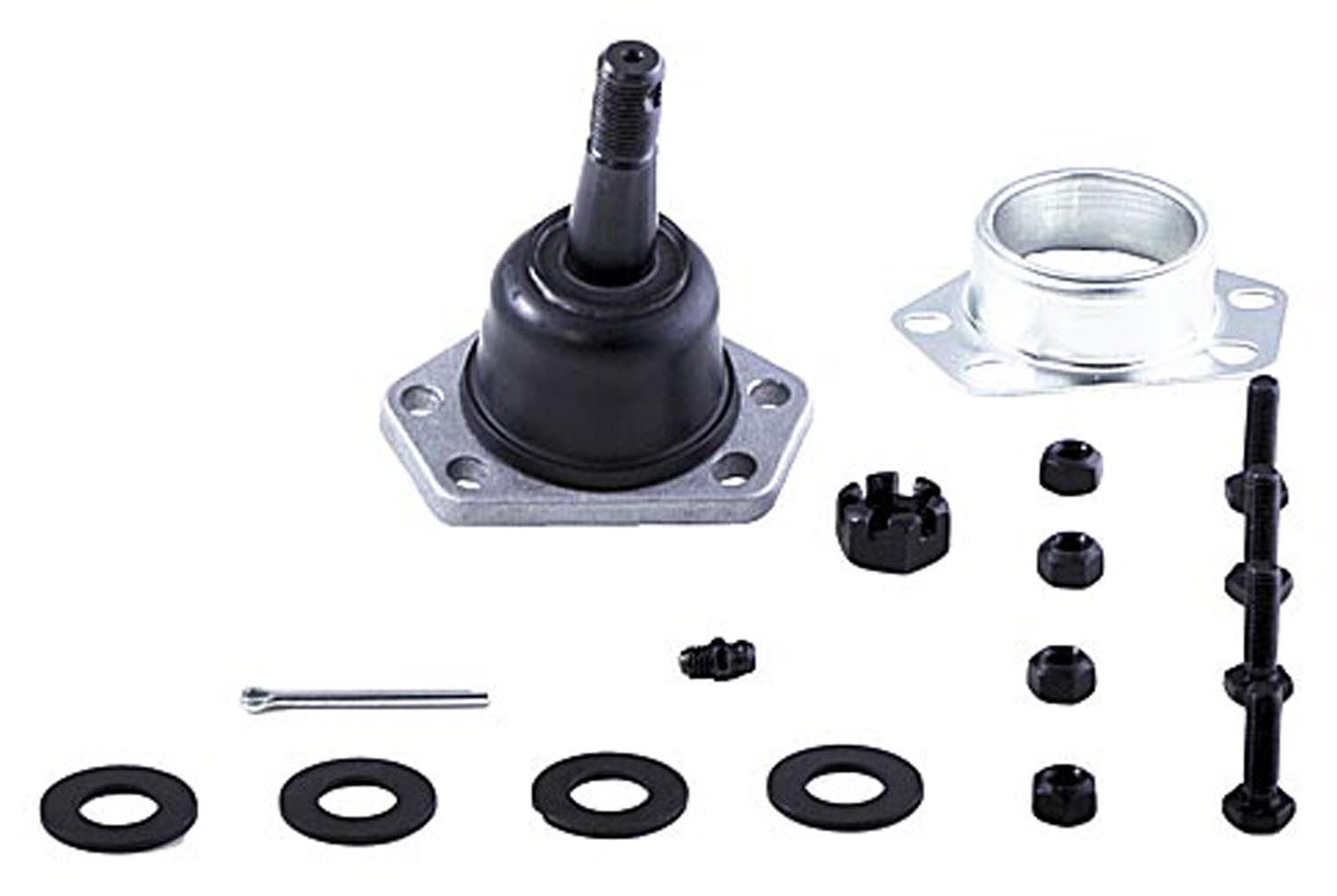 B5208XL Front, Driver or Passenger Side, Upper Ball Joint Premium Chassis Series - Ball Joint - Suspension Ball Joint - This extended life ball joint is built for smooth performance and superior durability. Featuring a hardened stud, highly polished ball, a maintenance-free polymer bearing, I.C.E. synthetic grease and premium corrosion resistance. - Suspension Ball Joint
