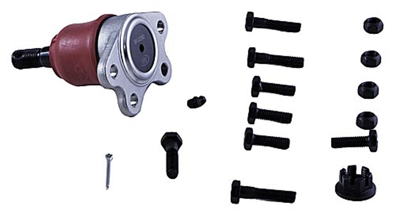 B6292RD Front, Driver or Passenger Side, Upper Ball Joint Premium Chassis Series - Ball Joint - Suspension Ball Joint - This rugged duty ball joint is built for maximum load absorption and durability. Featuring a hardened ball stud with a highly polished ball, a serviceable integrated bearing, I.C.E. synthetic grease and premium corrosion resistance. - DORMAN Ball Joint - Suspension Ball Joint