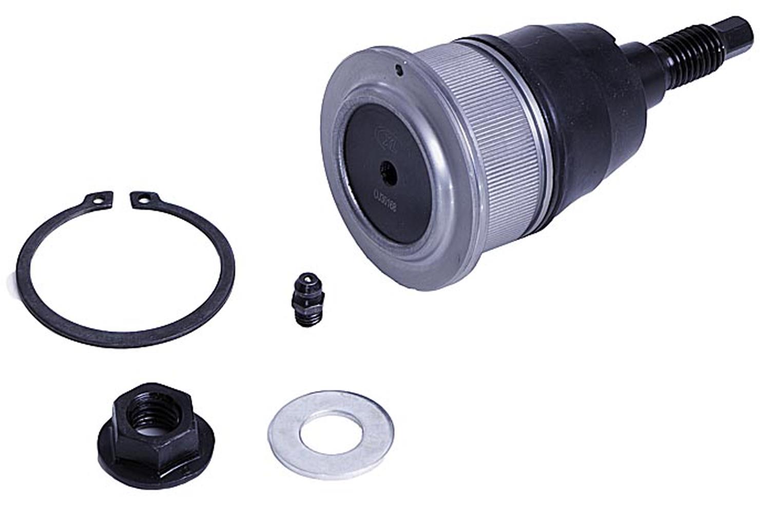 B6696XL Front, Driver or Passenger Side, Upper Ball Joint Premium Chassis Series - Ball Joint - Suspension Ball Joint - This extended life ball joint is built for smooth performance and superior durability. Featuring a hardened stud, highly polished ball, a maintenance-free polymer bearing, I.C.E. synthetic grease and premium corrosion resistance. - Dorman B6696XL Front Upper Suspension Ball Joint Compatible with Chevrolet/GMC/Hummer Models - Suspension Ball Joint