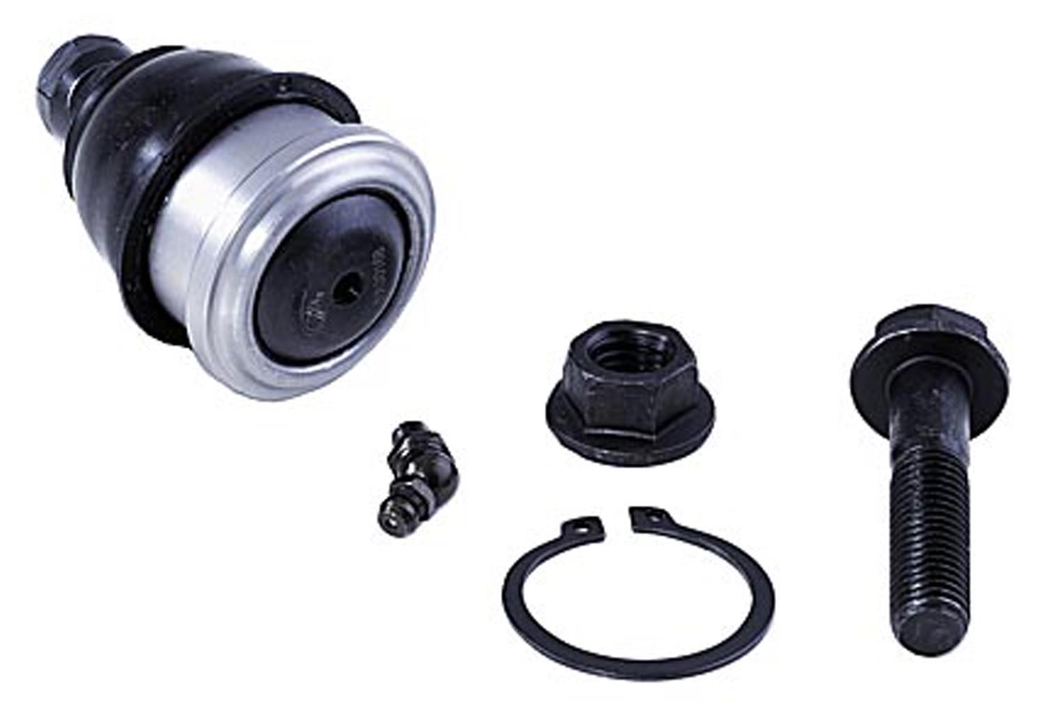 B7147XL Front, Driver or Passenger Side, Lower Ball Joint Premium Chassis Series - Ball Joint - Suspension Ball Joint - This extended life ball joint is built for smooth performance and superior durability. Featuring a hardened stud, highly polished ball, a maintenance-free polymer bearing, I.C.E. synthetic grease and premium corrosion resistance. - Suspension Ball Joint