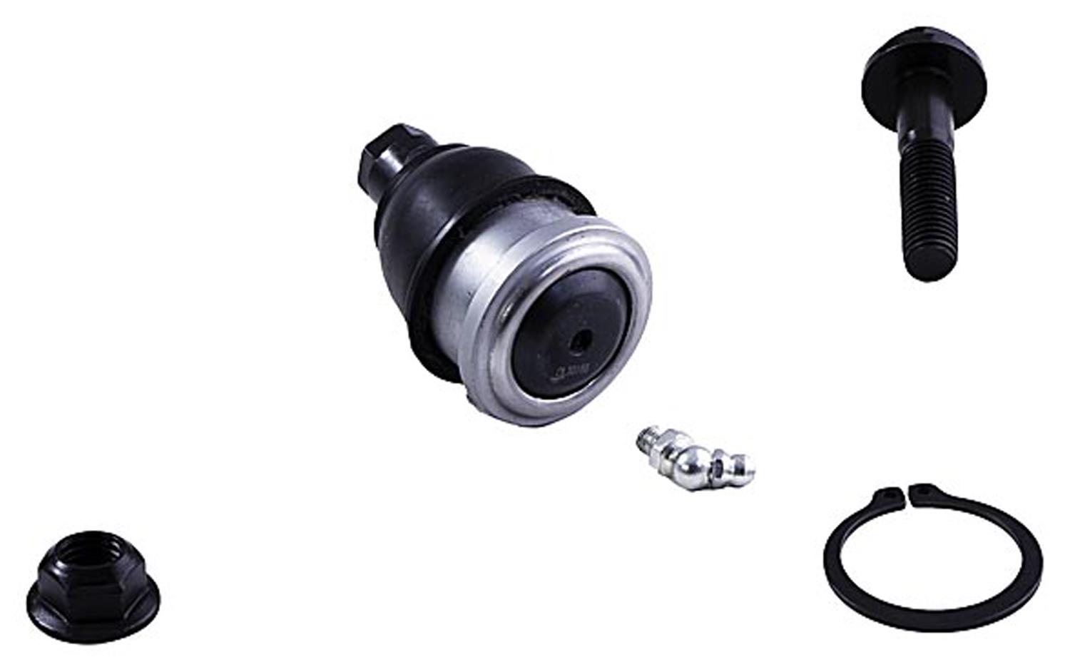 B7257XL Front, Driver or Passenger Side, Lower Ball Joint Premium Chassis Series - Ball Joint - Suspension Ball Joint - This extended life ball joint is built for smooth performance and superior durability. Featuring a hardened stud, highly polished ball, a maintenance-free polymer bearing, I.C.E. synthetic grease and premium corrosion resistance. - Suspension Ball Joint