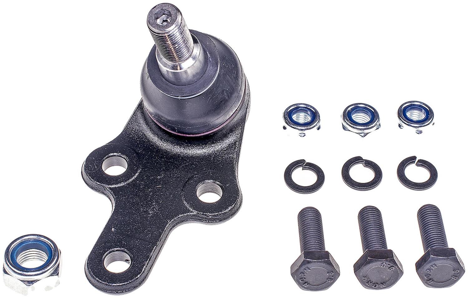 Ball Joint - Suspension Ball Joint - This suspension ball joint is precision-engineered and rigorously tested to provide reliable replacement for the original equipment on specific vehicles. - BJ45235PR Front, Driver or Passenger Side, Lower Ball Joint Premium Chassis Series - Dorman Premium BJ45235PR Front Lower Suspension Ball Joint Compatible with Select Ford / Volvo Models
