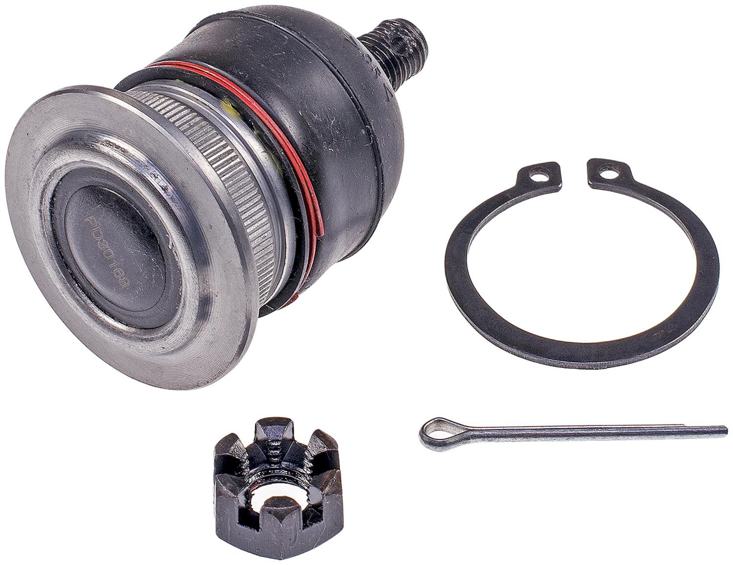 Ball Joint - Suspension Ball Joint - This extended life ball joint is built for smooth performance and superior durability. Featuring a hardened stud, highly polished ball, a maintenance-free polymer bearing, I.C.E. synthetic grease and premium corrosion resistance. - BJ59025XL Front, Driver or Passenger Side, Upper Ball Joint Premium Chassis Series
