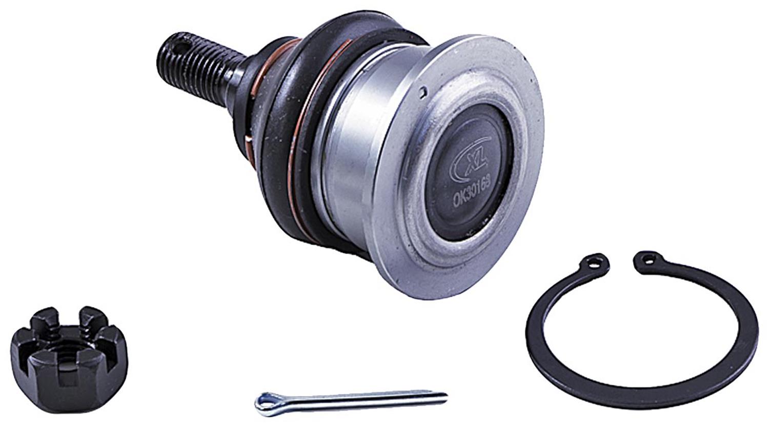 Ball Joint - Suspension Ball Joint - This extended life ball joint is built for smooth performance and superior durability. Featuring a hardened stud, highly polished ball, a maintenance-free polymer bearing, I.C.E. synthetic grease and premium corrosion resistance. - BJ59026XL Ball Joint Premium Chassis Series - Dorman BJ59026XL Suspension Ball Joint Compatible with Select Acura/Honda Models - Suspension Ball Joint