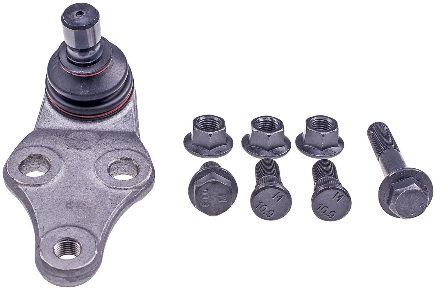 Ball Joint - Suspension Ball Joint - This extended life ball joint is built for smooth performance and superior durability. Featuring a hardened stud, highly polished ball, a maintenance-free polymer bearing, I.C.E. synthetic grease and premium corrosion resistance. - BJ60365XL Front, Driver or Passenger Side, Lower Ball Joint Premium Chassis Series - Dorman BJ60365XL Front Lower Suspension Ball Joint Compatible with Select Hyundai/Kia Models - Suspension Ball Joint