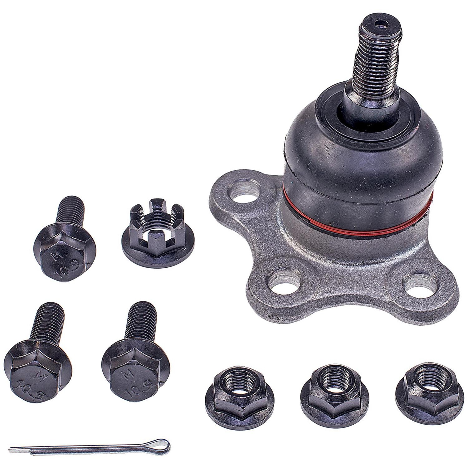 Ball Joint - Suspension Ball Joint - This extended life ball joint is built for smooth performance and superior durability. Featuring a hardened stud, highly polished ball, a maintenance-free polymer bearing, I.C.E. synthetic grease and premium corrosion resistance. - BJ62016XL Front, Driver or Passenger Side, Upper Ball Joint Premium Chassis Series