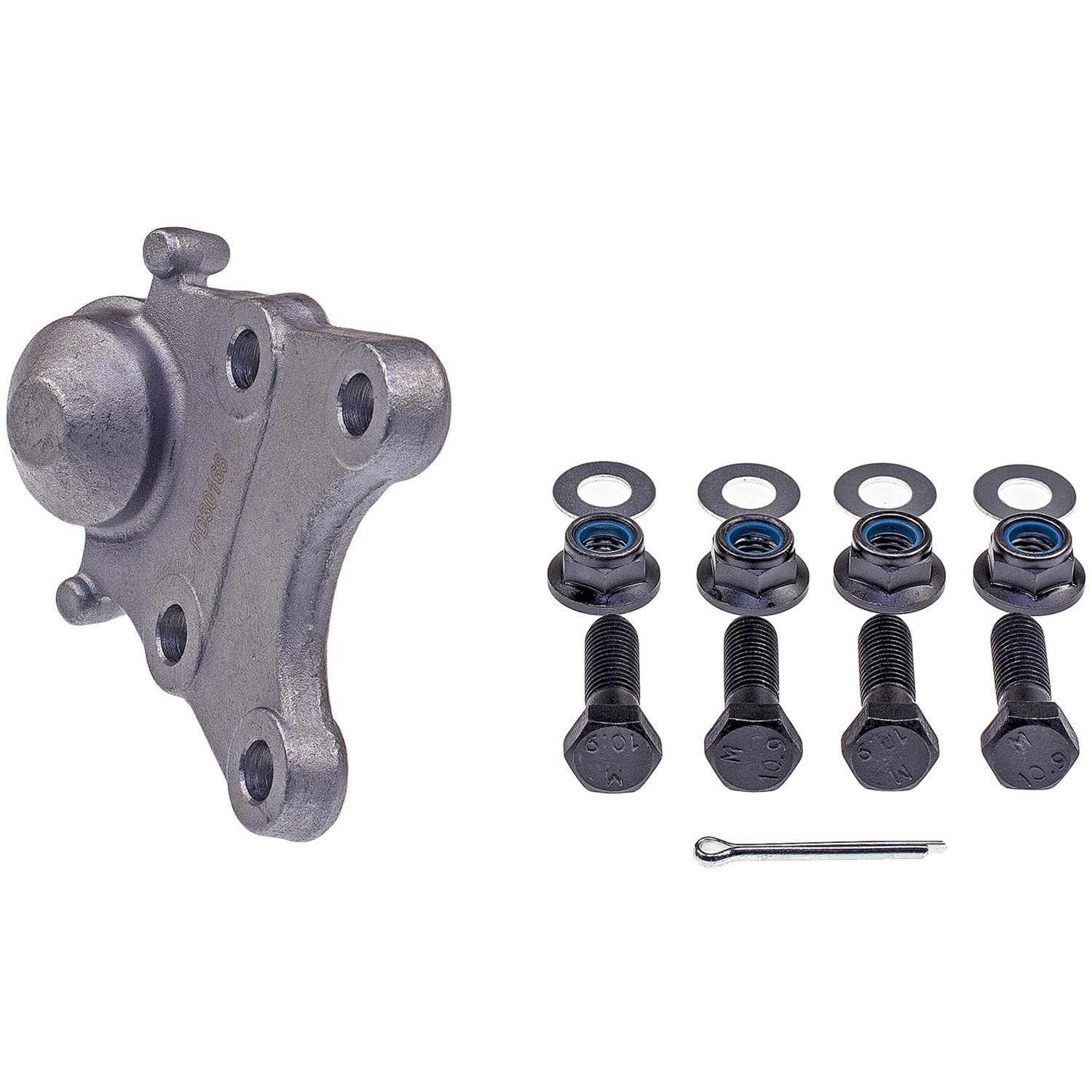 Ball Joint - Suspension Ball Joint - This extended life ball joint is built for smooth performance and superior durability. Featuring a hardened stud, highly polished ball, a maintenance-free polymer bearing, I.C.E. synthetic grease and premium corrosion resistance. - BJ62055XL Front, Driver or Passenger Side, Lower Ball Joint Premium Chassis Series - Dorman BJ62055XL Front Lower Suspension Ball Joint Compatible with Select Honda/Isuzu Models