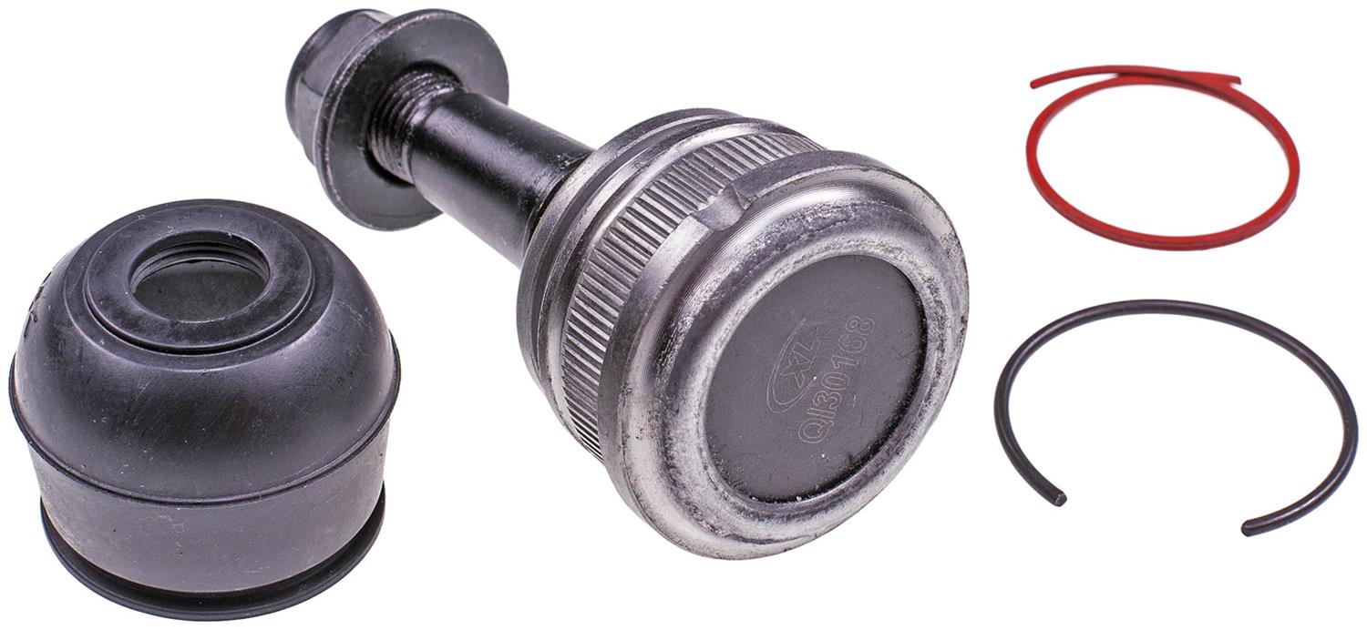 Ball Joint - Suspension Ball Joint - This extended life ball joint is built for smooth performance and superior durability. Featuring a hardened stud, highly polished ball, a maintenance-free polymer bearing, I.C.E. synthetic grease and premium corrosion resistance. - BJ65006XL Front, Driver or Passenger Side, Upper Ball Joint Premium Chassis Series