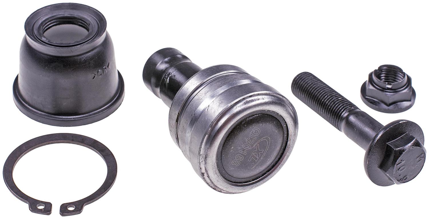 Ball Joint - Suspension Ball Joint - This extended life ball joint is built for smooth performance and superior durability. Featuring a hardened stud, highly polished ball, a maintenance-free polymer bearing, I.C.E. synthetic grease and premium corrosion resistance. - BJ67155XL Front, Driver or Passenger Side, Lower Ball Joint Premium Chassis Series - Dorman BJ67155XL Front Lower Suspension Ball Joint Compatible with Select Mitsubishi Models - Suspension Ball Joint