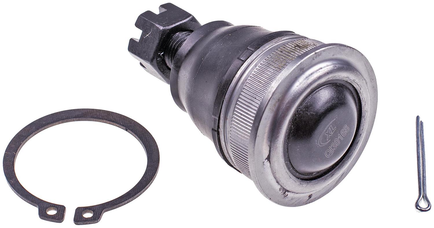 Ball Joint - Suspension Ball Joint - This extended life ball joint is built for smooth performance and superior durability. Featuring a hardened stud, highly polished ball, a maintenance-free polymer bearing, I.C.E. synthetic grease and premium corrosion resistance. - BJ69026XL Front, Driver or Passenger Side, Upper Ball Joint Premium Chassis Series - Dorman BJ69026XL Front Upper Suspension Ball Joint Compatible with Select Nissan/Suzuki Models