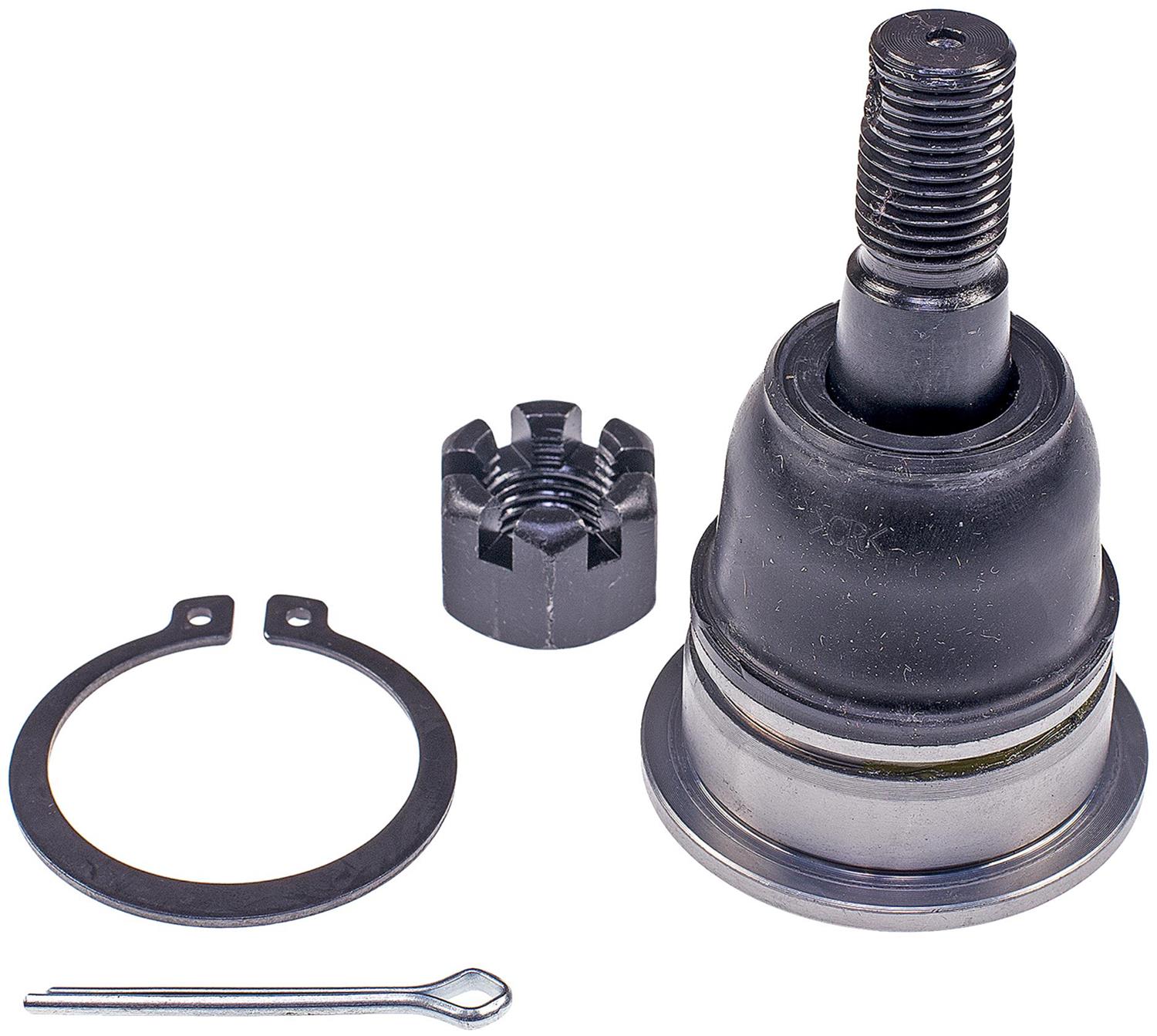 Ball Joint - Suspension Ball Joint - This extended life ball joint is built for smooth performance and superior durability. Featuring a hardened stud, highly polished ball, a maintenance-free polymer bearing, I.C.E. synthetic grease and premium corrosion resistance. - BJ69056XL Front, Driver or Passenger Side, Upper Ball Joint Premium Chassis Series