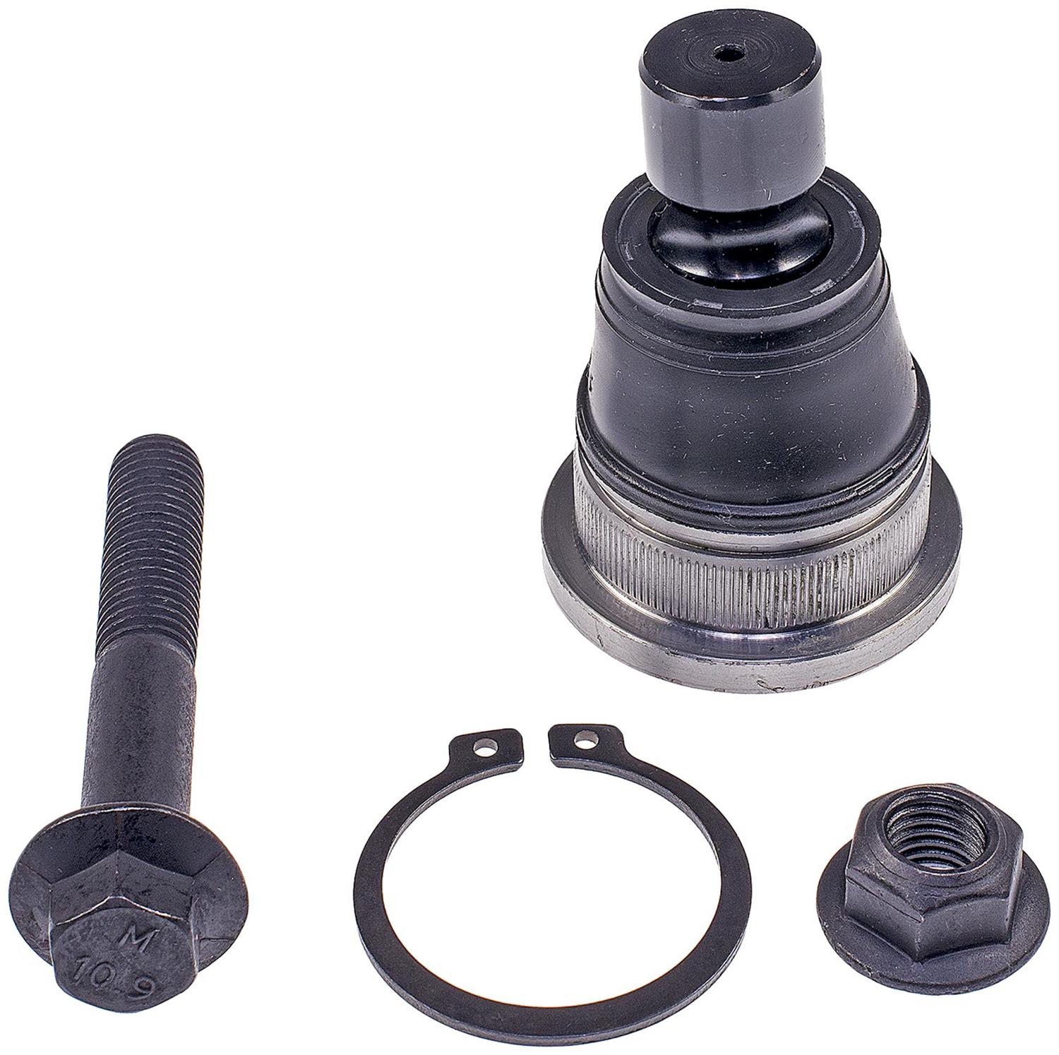 Ball Joint - Suspension Ball Joint - This extended life ball joint is built for smooth performance and superior durability. Featuring a hardened stud, highly polished ball, a maintenance-free polymer bearing, I.C.E. synthetic grease and premium corrosion resistance. - BJ69225XL Front, Driver or Passenger Side, Lower Ball Joint Premium Chassis Series - Suspension Ball Joint