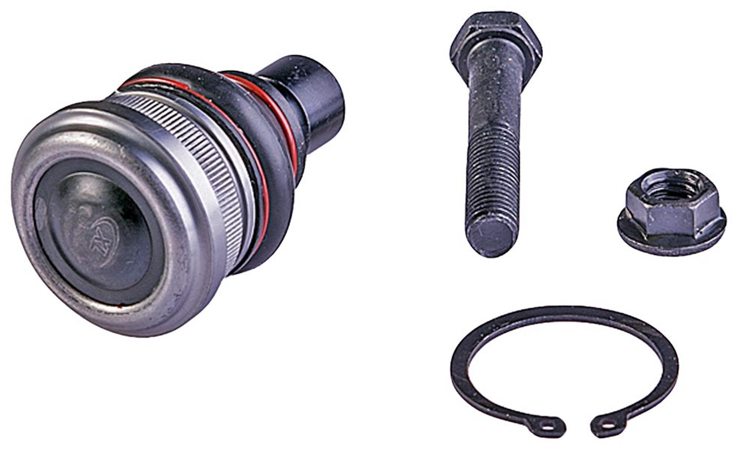 Ball Joint - Suspension Ball Joint - This extended life ball joint is built for smooth performance and superior durability. Featuring a hardened stud, highly polished ball, a maintenance-free polymer bearing, I.C.E. synthetic grease and premium corrosion resistance. - BJ69305XL Front, Driver or Passenger Side, Lower Ball Joint Premium Chassis Series - Suspension Ball Joint