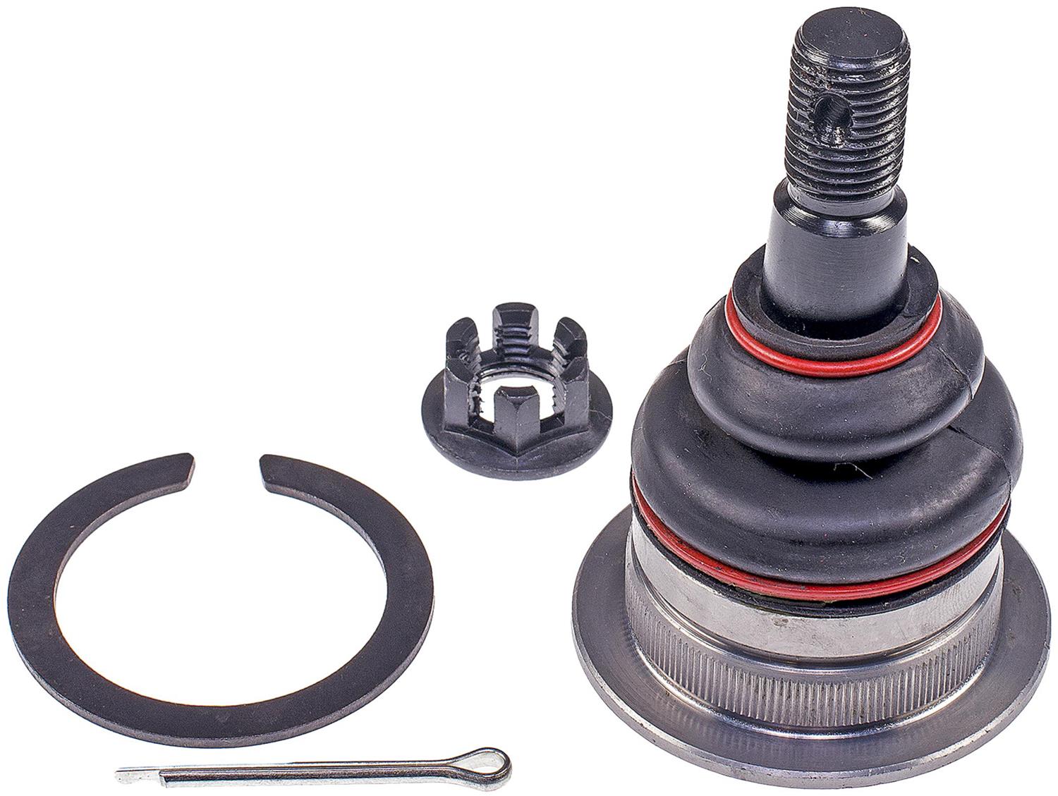 Ball Joint - Suspension Ball Joint - This extended life ball joint is built for smooth performance and superior durability. Featuring a hardened stud, highly polished ball, a maintenance-free polymer bearing, I.C.E. synthetic grease and premium corrosion resistance. - BJ74016XL Front, Driver or Passenger Side, Upper Ball Joint Premium Chassis Series - Dorman BJ74016XL Front Upper Suspension Ball Joint Compatible with Select Lexus/Toyota Models