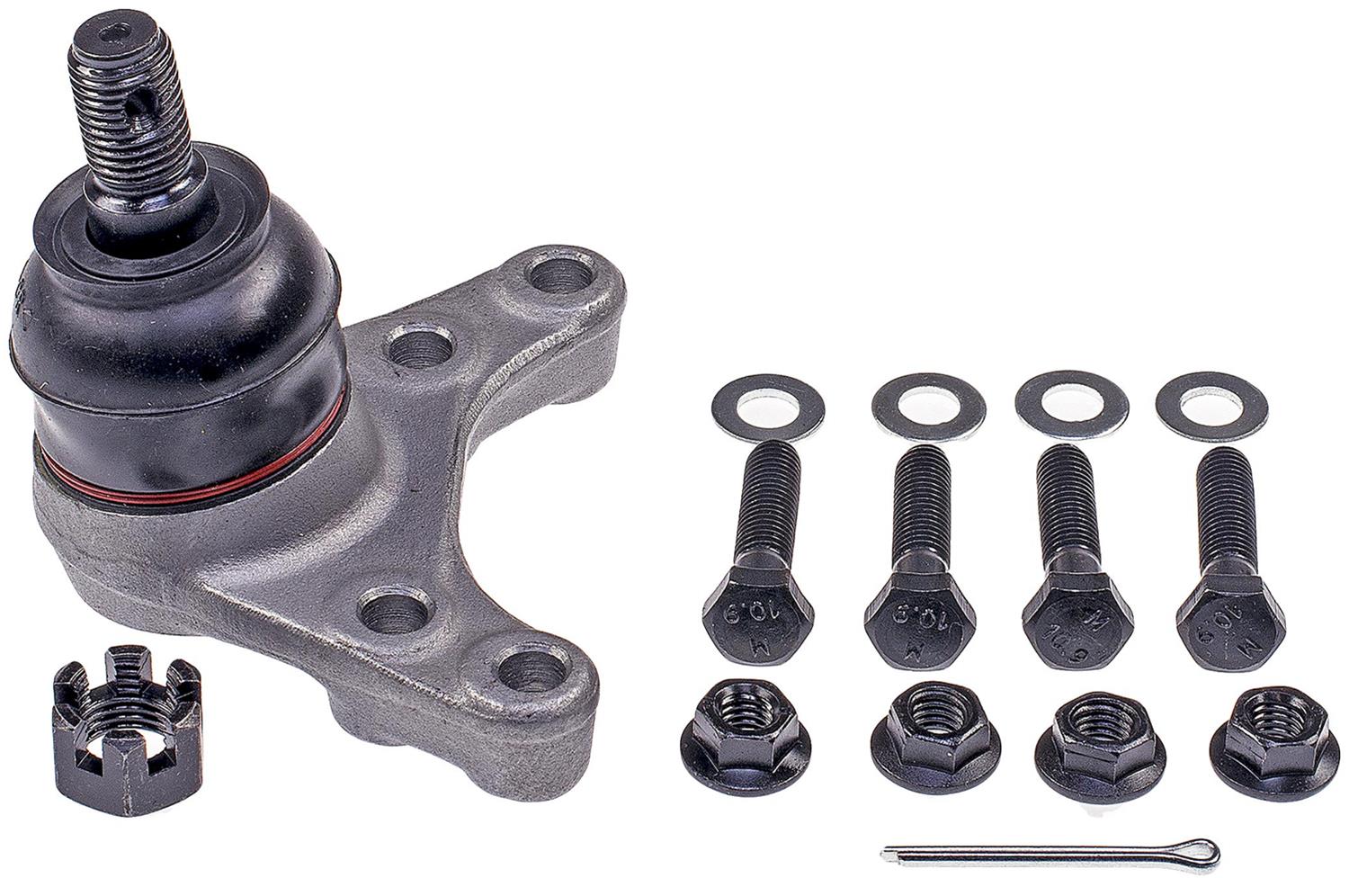 Ball Joint - Suspension Ball Joint - This extended life ball joint is built for smooth performance and superior durability. Featuring a hardened stud, highly polished ball, a maintenance-free polymer bearing, I.C.E. synthetic grease and premium corrosion resistance. - BJ74158XL Front, Passenger Side, Upper Ball Joint Premium Chassis Series