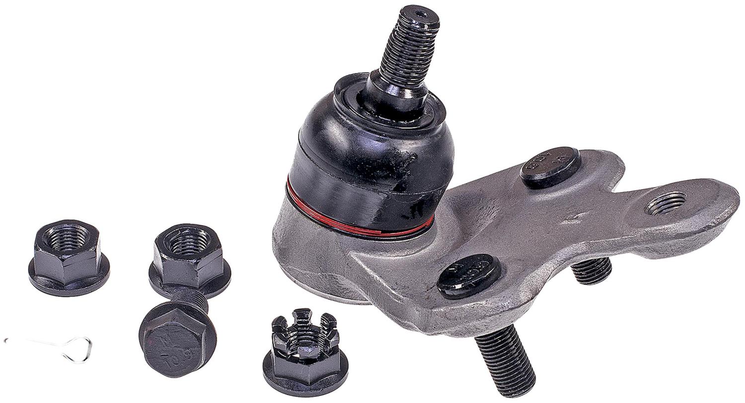 Ball Joint - Suspension Ball Joint - This extended life ball joint is built for smooth performance and superior durability. Featuring a hardened stud, highly polished ball, a maintenance-free polymer bearing, I.C.E. synthetic grease and premium corrosion resistance. - BJ74194XL Front, Passenger Side, Lower Ball Joint Premium Chassis Series - Dorman BJ74194XL Front Passenger Side Lower Suspension Ball Joint Compatible with Select Lexus/Toyota Models - Suspension Ball Joint