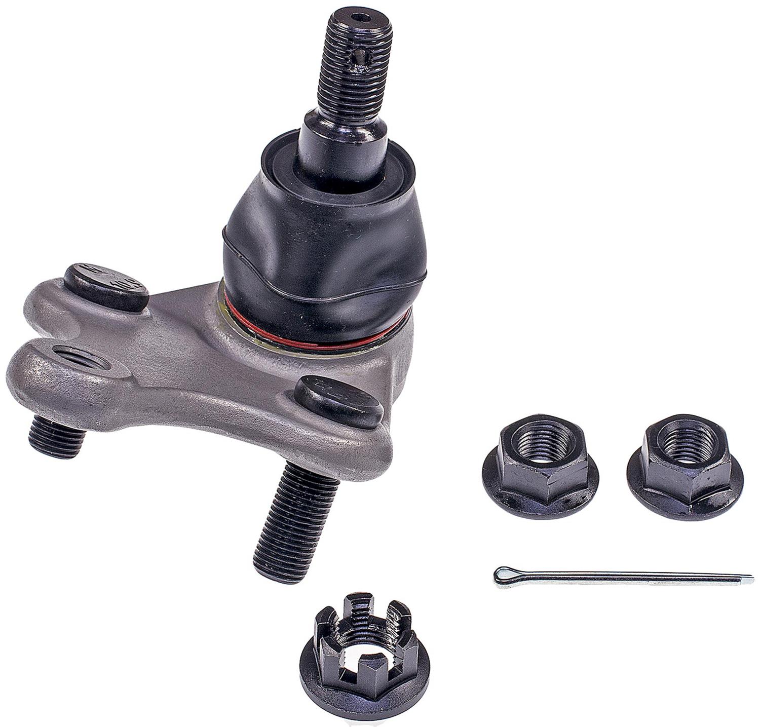 Ball Joint - Suspension Ball Joint - This extended life ball joint is built for smooth performance and superior durability. Featuring a hardened stud, highly polished ball, a maintenance-free polymer bearing, I.C.E. synthetic grease and premium corrosion resistance. - BJ74335XL Front, Driver or Passenger Side, Lower Ball Joint Premium Chassis Series - Dorman BJ74335XL Front Lower Suspension Ball Joint Compatible with Lexus/Scion/Toyota Models