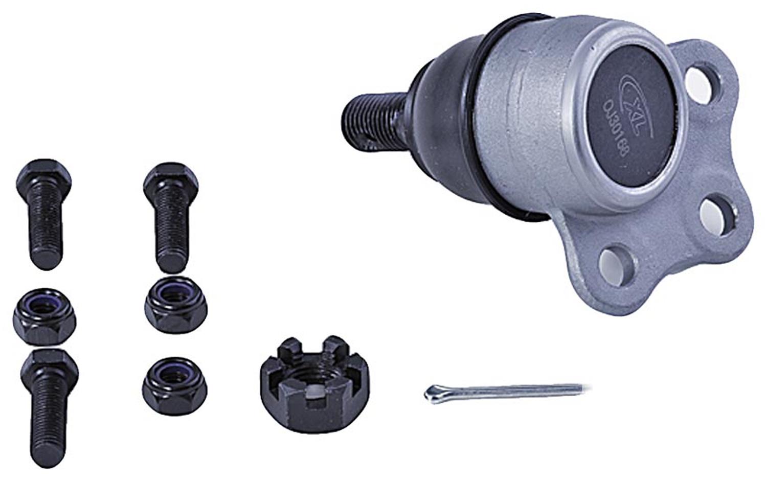 Ball Joint - Suspension Ball Joint - This extended life ball joint is built for smooth performance and superior durability. Featuring a hardened stud, highly polished ball, a maintenance-free polymer bearing, I.C.E. synthetic grease and premium corrosion resistance. - BJ81196XL Front, Driver or Passenger Side, Upper Ball Joint Premium Chassis Series - Dorman BJ81196XL Front Upper Suspension Ball Joint Compatible with Select Dodge Models - Suspension Ball Joint