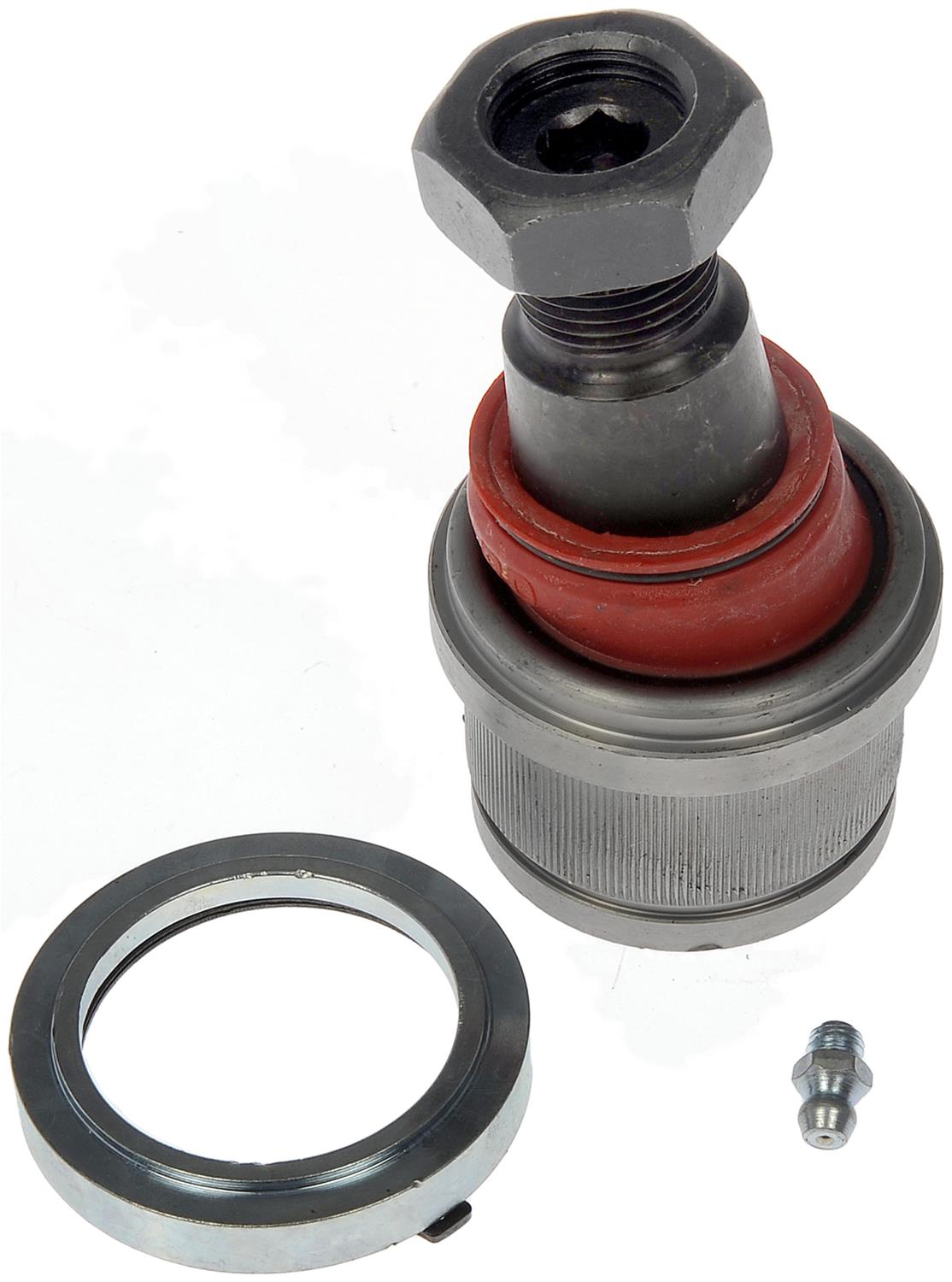 Ball Joint - Suspension Ball Joint - This rugged duty ball joint is built for maximum load absorption and durability. Featuring a hardened ball stud with a highly polished ball, a serviceable integrated bearing, I.C.E. synthetic grease and premium corrosion resistance. - BJ86315RD Front, Driver or Passenger Side, Lower Ball Joint Premium Chassis Series - Suspension Ball Joint