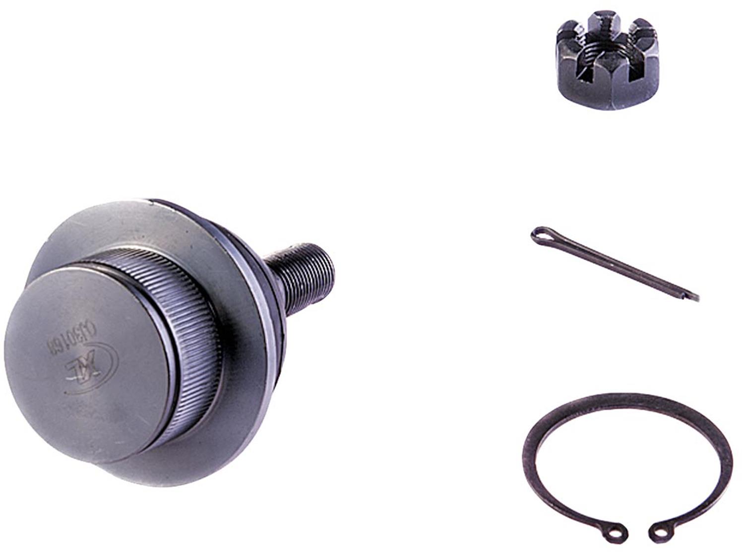 Ball Joint - Suspension Ball Joint - This extended life ball joint is built for smooth performance and superior durability. Featuring a hardened stud, highly polished ball, a maintenance-free polymer bearing, I.C.E. synthetic grease and premium corrosion resistance. - BJ86375XL Front, Driver or Passenger Side, Lower Ball Joint Premium Chassis Series - Dorman BJ86375XL Front Lower Suspension Ball Joint Compatible with Select Models - Suspension Ball Joint
