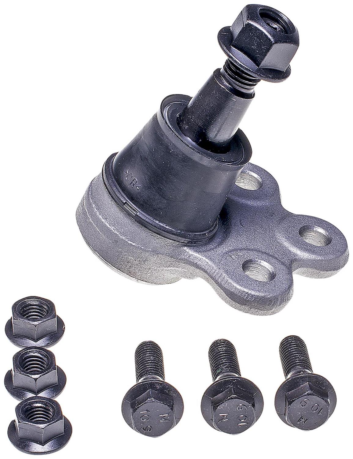 Ball Joint - Suspension Ball Joint - This extended life ball joint is built for smooth performance and superior durability. Featuring a hardened stud, highly polished ball, a maintenance-free polymer bearing, I.C.E. synthetic grease and premium corrosion resistance. - BJ90325XL Front, Driver or Passenger Side, Lower Ball Joint Premium Chassis Series - Suspension Ball Joint